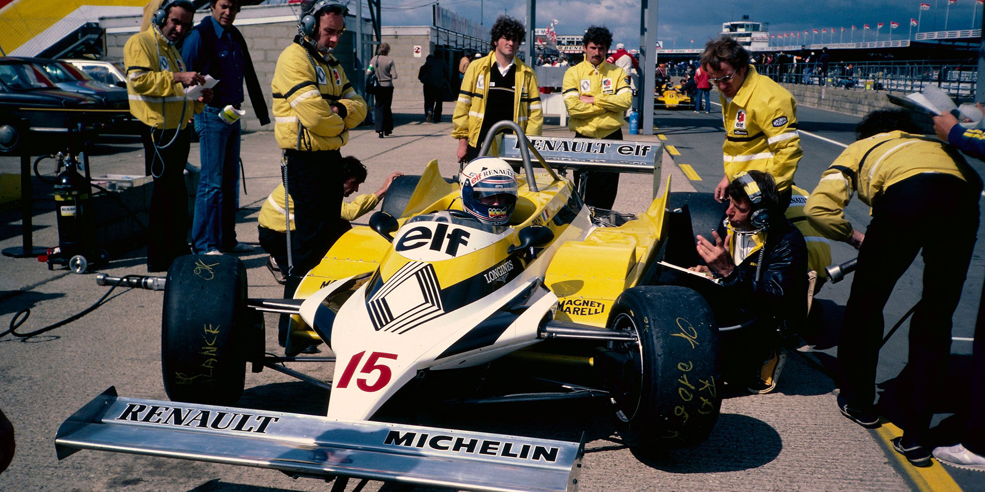 Renault in Silverstone, Formel 1, 30 Jahre Viry-Chatillôn, 1981