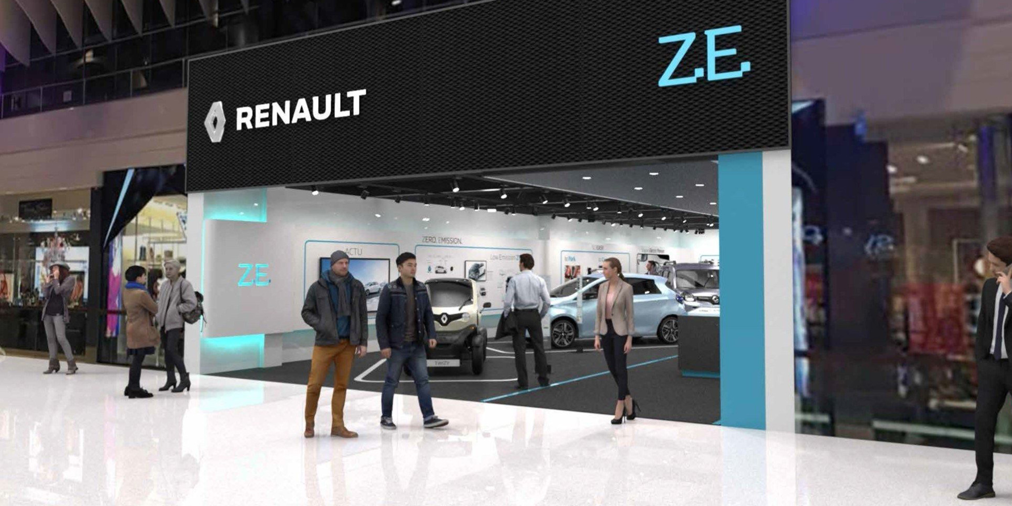 Neues Renault Electric Vehicle Experience Center