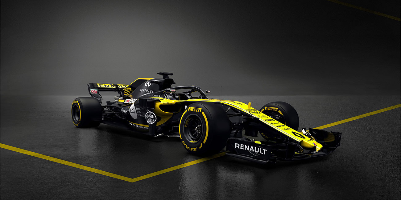 Mit dem neu entwickelten R.S.18 startet das Renault Sport Formel 1-Team 2018 in der Königsklasse