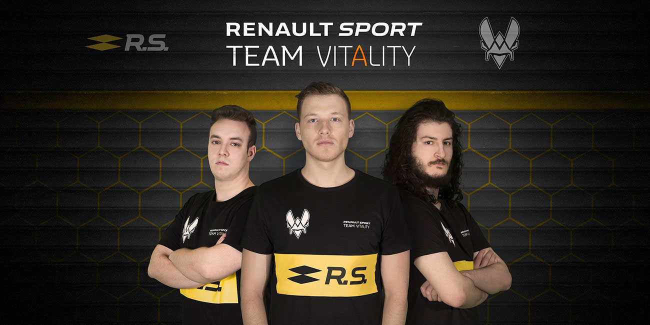 Renault Sport Team Vitality tritt bei E-Sport-Wettkämpfen an