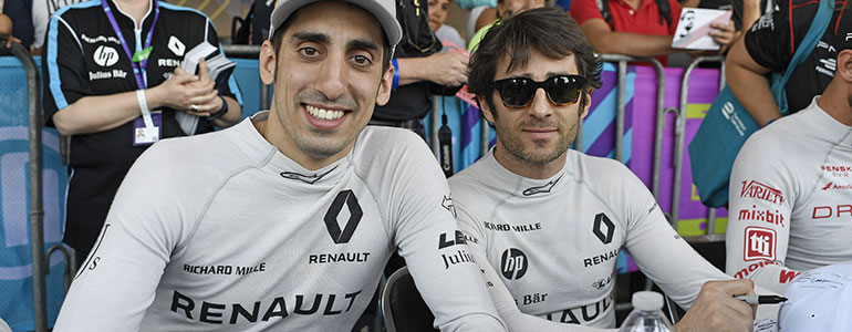 Formel E Heimspiel fuer den kampflustigen Sébastien Buemi