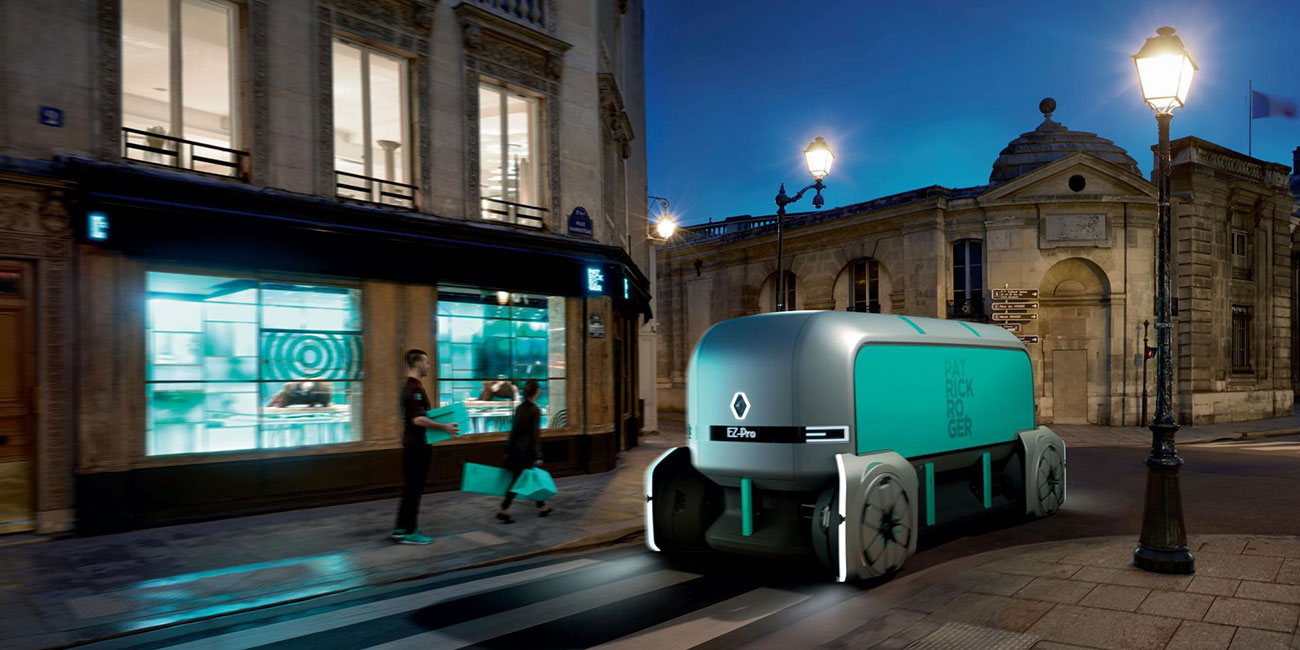 Renault EZ-GO: Voll autonomes Transportsystem fuer die City