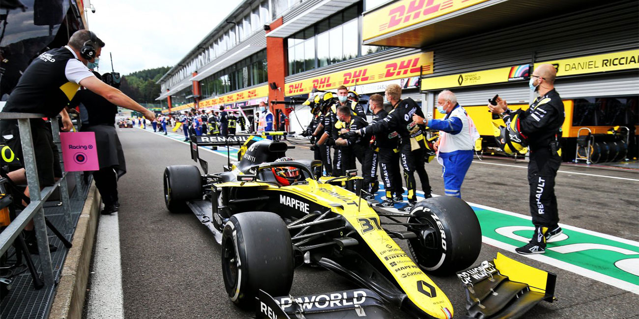 Formel 1 in Spa Plätze vier und fünf für Renault