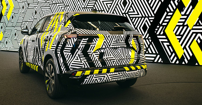 Renault Austral im Tarnkleid: ein rollendes Kunstwerk