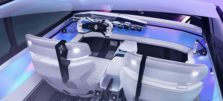 Renault Scenic Vision: Concept Car mit Batterie-Brennstoffzellen-Antrieb
