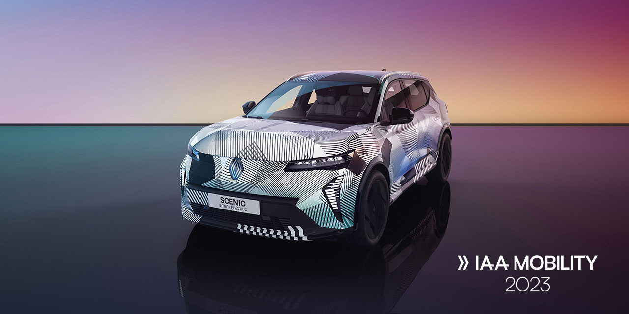 Renault auf der IAA Mobility 2023: Weltpremiere des elektrischen Scenic