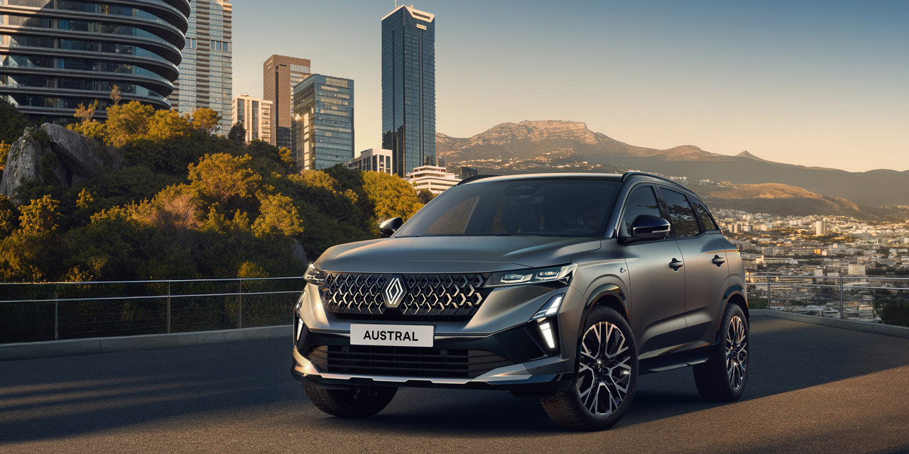 Renault Austral kompakter Hybrid von vorne